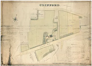 Plan showing Clifford House, Psalter Lane, Sheffield, Yorkshire, 1820 Plan showing Clifford House, Psalter Lane, Sheffield, Yorkshire, 1820