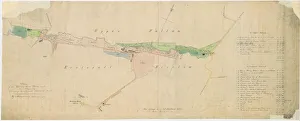 Plan showing the Porter Brook, Whiteley Woods, Sheffield, c. 1826 Plan showing the Porter Brook, Whiteley Woods, Sheffield, c. 1826