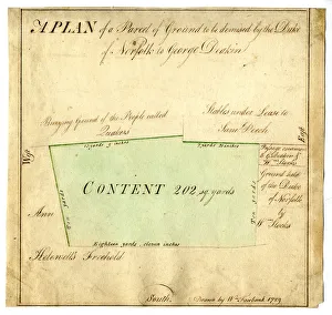 Plan of tenement near the Quaker Burial Ground, Hartshead, Sheffield, 1789 Plan of tenement near the Quaker Burial Ground, Hartshead, Sheffield, 1789