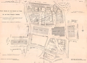 Plan of Waingate / markets area, Sheffield, 1901 Plan of Waingate / markets area, Sheffield, 1901