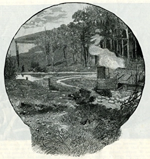 A Rural Grinding Mill from a drawing by A. Morrow, 1884 A Rural Grinding Mill from a drawing by A. Morrow, 1884