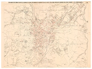 Sheffield drink (temperance) map, 1884 Sheffield drink (temperance) map, 1884