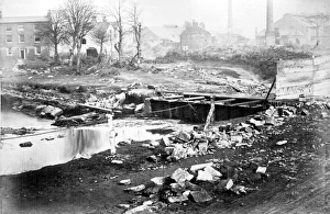 Sheffield Flood, Remains of the Shuttle House, residence of James Sharman Sheffield Flood, Remains of the Shuttle House, residence of James Sharman