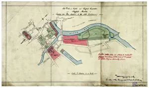 Sheffield markets and street layout, c. 1839 Sheffield markets and street layout, c. 1839