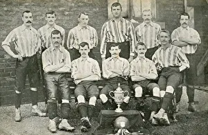 Sheffield United Football Club with the English Cup and Ball, c. 1900 Sheffield United Football Club with the English Cup and Ball, c. 1900