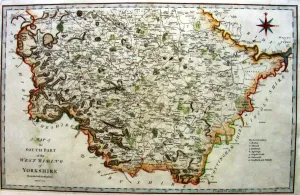 Southern part of the West Riding of Yorkshire, 1789 Southern part of the West Riding of Yorkshire, 1789