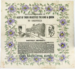 Souvenir of the Royal Visit of King Edward VII and Queen Alexandra to open the University Souvenir of the Royal Visit of King Edward VII and Queen Alexandra to open the University