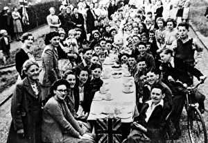 VE Day Celebrations, Sheffield, Yorkshire, 1945 VE Day Celebrations, Sheffield, Yorkshire, 1945
