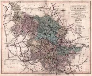 West Riding of Yorkshire by J and C Walker, 1836 West Riding of Yorkshire by J and C Walker, 1836