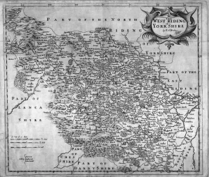 The West Riding of Yorkshire by Robert Morden, 1695 The West Riding of Yorkshire by Robert Morden, 1695