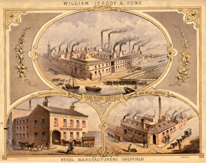 William Jessop and Sons, Park Works, Soho Rolling Mills, Shude Lane and Pond Street, Sheffield, Yorkshire, 1879 William Jessop and Sons, Park Works, Soho Rolling Mills, Shude Lane and Pond Street, Sheffield, Yorkshire, 1879