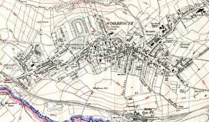 Woodhouse (extract from Ordnance Survey of 1935, revised to 1948) Woodhouse (extract from Ordnance Survey of 1935, revised to 1948)