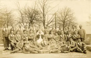 Wounded World War One soldiers, Sheffield, c. 1916 Wounded World War One soldiers, Sheffield, c. 1916