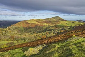 Caer Caradoc Hill viewed from Hope Bowdler Hill near Church Stretton Caer Caradoc Hill viewed from Hope Bowdler Hill near Church Stretton