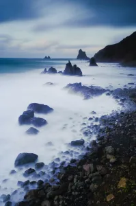 Coast on a stormy day, Benijo, Anaga Peninsula, North East Tenerife, Canary Islands Coast on a stormy day, Benijo, Anaga Peninsula, North East Tenerife, Canary Islands