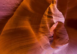 Eroded sandstone patterns on walls of Lower Canyon, Antelope Canyon, Page, Arizona Eroded sandstone patterns on walls of Lower Canyon, Antelope Canyon, Page, Arizona