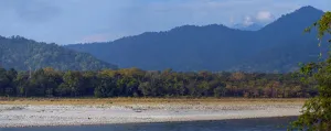 Foothills of the Himalayas, Manas River, Manas National Park, Assam, India. December 2006 Foothills of the Himalayas, Manas River, Manas National Park, Assam, India. December 2006