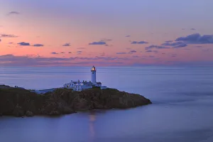 Lighthouse on Fanad Head at sunset, County Donegal, Republic of Ireland, UK, August 2011 Lighthouse on Fanad Head at sunset, County Donegal, Republic of Ireland, UK, August 2011