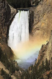 Lower Yellowstone Falls, Yellowstone river Lower Yellowstone Falls, Yellowstone river