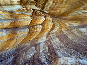 The Painted Cliffs at Maria Island National Park, east coast of Tasmania, Australia The Painted Cliffs at Maria Island National Park, east coast of Tasmania, Australia