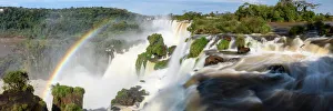 Rainbow at Iguazu Falls, Brazil / Argentina border. Photographed from Argentina Rainbow at Iguazu Falls, Brazil / Argentina border. Photographed from Argentina