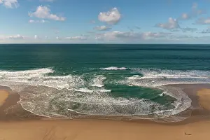 Rip Current Print, St Agnes Beach, Cornwall