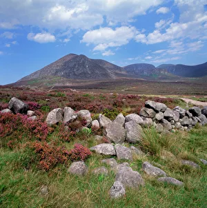 Slieve Lamagan from Annalong track, Mourne Mountains, County Down, Northern Ireland, UK Slieve Lamagan from Annalong track, Mourne Mountains, County Down, Northern Ireland, UK