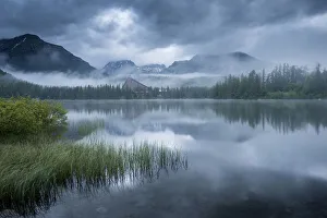 Strbske Pleso, a large glacial mountain lake and popular ski resort in the High Tatras Strbske Pleso, a large glacial mountain lake and popular ski resort in the High Tatras