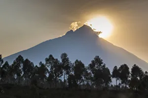 Sunrise behind Mount Mikeno, Virunga National Park, Democratic Republic of the Congo Sunrise behind Mount Mikeno, Virunga National Park, Democratic Republic of the Congo