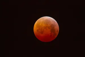 Super Blood Wolf Moon or Blood Moon Eclipse so called because a Lunar eclipse is appearing Super Blood Wolf Moon or Blood Moon Eclipse so called because a Lunar eclipse is appearing