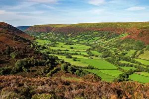 Brecon Beacons Scenery Prints: View of Vale of Ewyas from the Ffridd