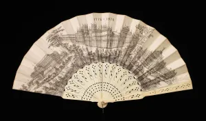 Ivory Fan Print: America's Centennial Commemoration