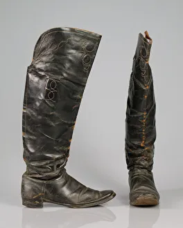 Timeless Leather Boots Print