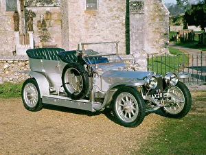 Edwardian Era Transport Prints: 1907 Rolls Royce Silver Ghost