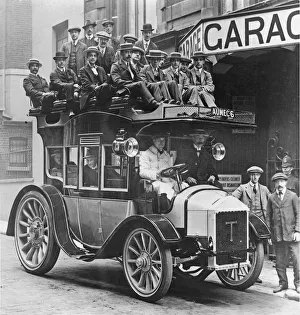 Transportation In The 20th Century Prints: 1913 Thames coach. Creator: Unknown