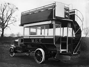 British Transport Heritage Images Prints: 1914 Daimler bus. Creator: Unknown