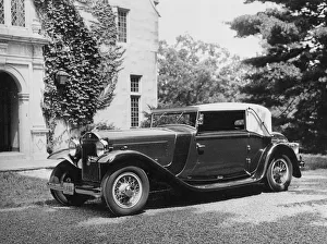 B And W Automotive Photography Prints: 1931 Lancia Di Lambda Castagna. Creator: Unknown