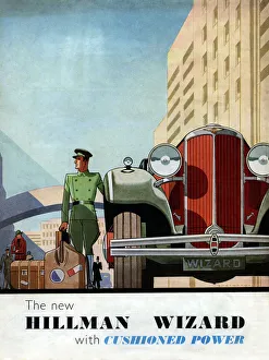 Vintage Automobile Art Prints: 1932 Hillman Wizard. Creator: Unknown