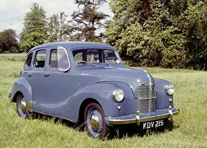 Vintage Car Transport Prints: 1949 Austin A40 Devon