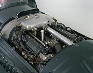 1950 BRM V16 Engine Print