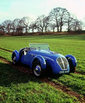 Classic Road Transport Vehicles Prints: 1950 Healey Silverstone