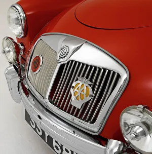Retro Road Transport Prints: 1959 MG A