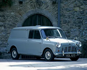 Classic Car Transport Prints: 1960 Austin Mini Van