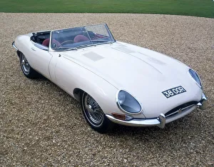 Classic Convertible Cars Prints: 1962 Jaguar E Type