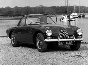 Retro Transport Vehicles Prints: 1963 Morgan Plus Four Plus coupe. Creator: Unknown