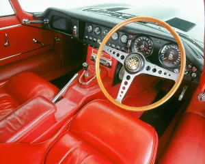 1964 Jaguar E-Type 3.8 Fixed Head Coupe Interior Print