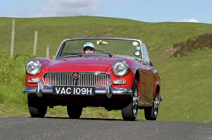 British Road Transport History Prints: 1969 MG Midget