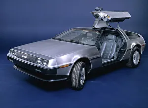 Vintage Road Transport Prints: 1982 Delorean