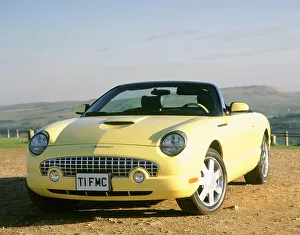 Classic American Muscle Cars Prints: 2003 Ford Thunderbird convertible