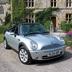 Classic Car Transport Prints: 2004 Mini Cooper Convertible